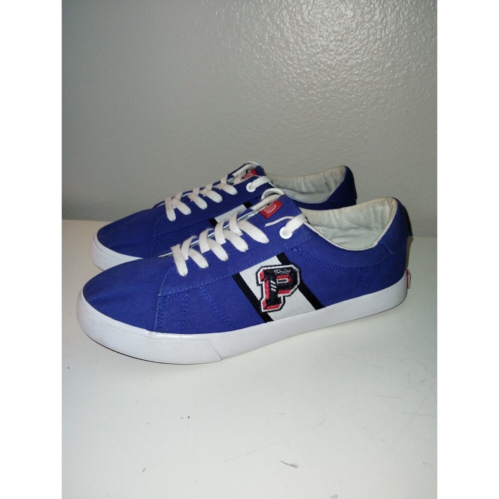 Polo Ralph Lauren Shoes Geoff Sneaker Royal Blue White Youth Teen Size 7